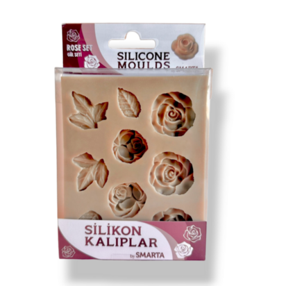 Smarta Silicone Mold - Rose Set &ndash; flexibele siliconenmal