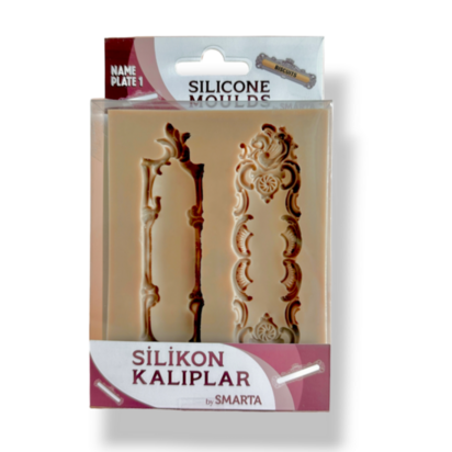 Smarta Silicone Mold - Name Plate 1 &ndash; flexibele siliconenmal