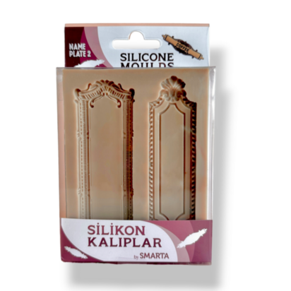 Smarta Silicone Mold - Name Plate 2 &ndash; flexibele siliconenmal