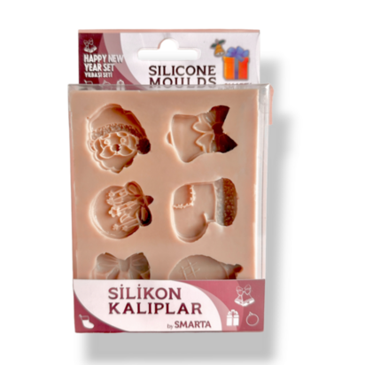 Smarta Silicone Mould &ndash; Happy New Year Set &ndash; flexibele siliconenmal