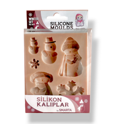 Smarta Silicone Mould &ndash; Winter Set &ndash; flexibele siliconenmal