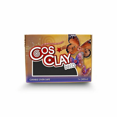 Cosclay DECO Black 453 g &ndash; flexibele gekleurde Cosclay polymeerklei