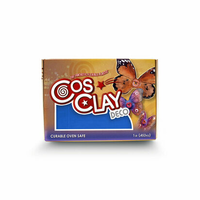 Cosclay DECO Blue 453 g &ndash; flexibele gekleurde Cosclay polymeerklei
