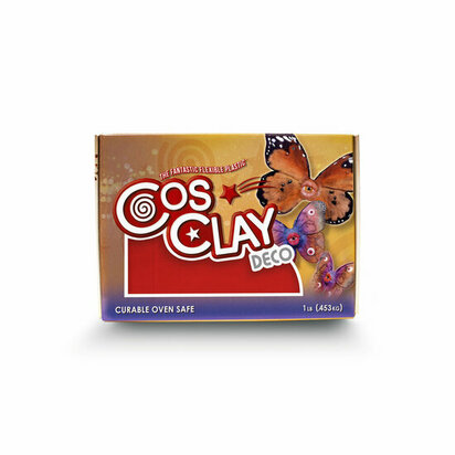 Cosclay DECO Red 453 g &ndash; flexibele gekleurde Cosclay polymeerklei