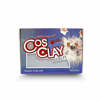 Cosclay SCULPT Gray Extra Firm 227 g &ndash; middengrijze flexibele sculpting polymeerklei