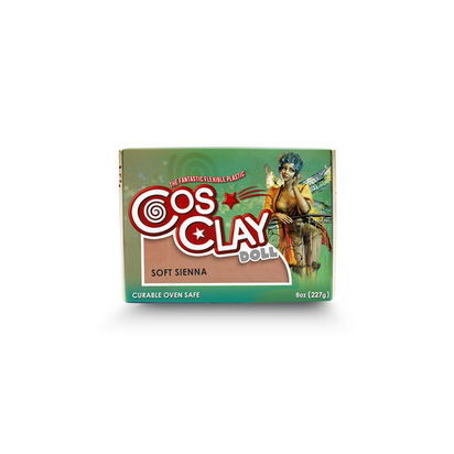 Cosclay DOLL Soft Sienna 227 g &ndash; flexibele polymeerklei voor art dolls en figuren