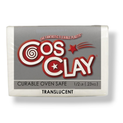 Cosclay Translucent 226 g &ndash; flexibele Cosclay polymeerklei met speciaal effect