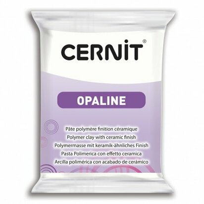 Cernit Opaline White 56 g &ndash; semi-transparante ovenhardende polymeerklei