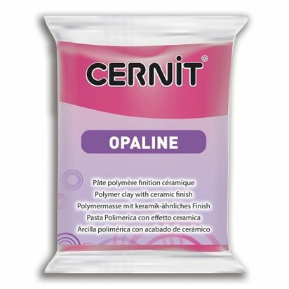 Cernit Opaline Magenta 56 g &ndash; semi-transparante ovenhardende polymeerklei