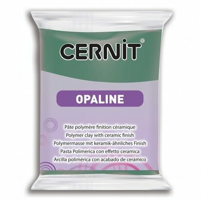 Cernit Opaline Green Celadon 56 g &ndash; semi-transparante ovenhardende polymeerklei