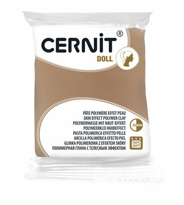 Cernit Doll Biscuit 56 g &ndash; ovenhardende polymeerklei voor poppen en figuren
