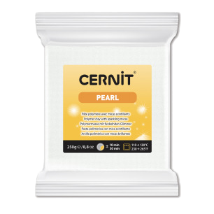 Cernit Pearl White 085 &ndash; 250 g &ndash; ovenhardende polymeerklei
