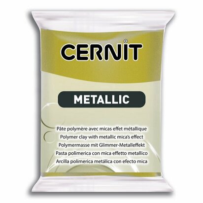 Cernit Metallic Antique Gold 055 &ndash; 56 g &ndash; ovenhardende polymeerklei