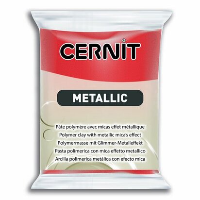 Cernit Metallic Copper 057 &ndash; 56 g &ndash; ovenhardende polymeerklei