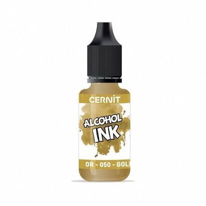 Cernit Alcohol Ink Gold 050 &ndash; alcoholinkt 20 ml