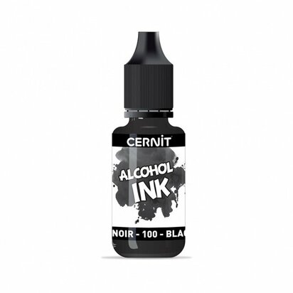 Cernit Alcohol Ink Black 100 &ndash; alcoholinkt 20 ml