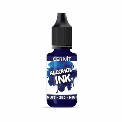 Cernit Alcohol Ink Midnight Blue 250 &ndash; alcoholinkt 20 ml