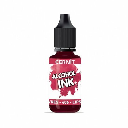 Cernit Alcohol Ink Lipstick Red 406 &ndash; alcoholinkt 20 ml
