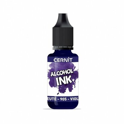 Cernit Alcohol Ink Bluish Purple 905 &ndash; alcoholinkt 20 ml