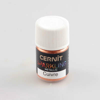 Cernit Sparkling Metallic Copper 3 g &ndash; effectpoeder