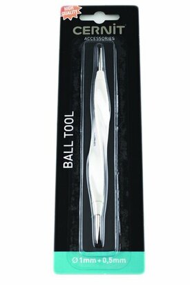 Cernit dubbelzijdig Ball Tool 1 en 0,5 mm