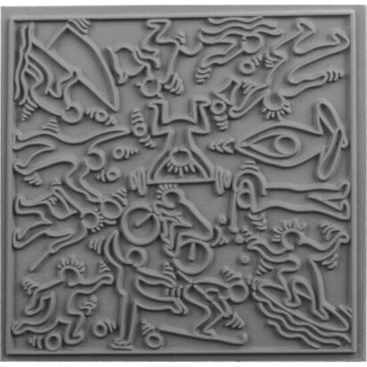Cernit Texture Mat Sports met sportieve symbolen