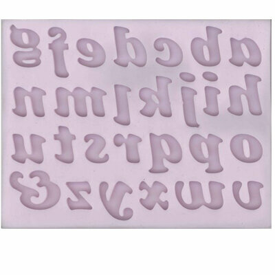 Cernit siliconenmal Alphabet met letters