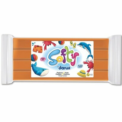 Darwi Softy Oranje 500 g niet-drogende plasticine