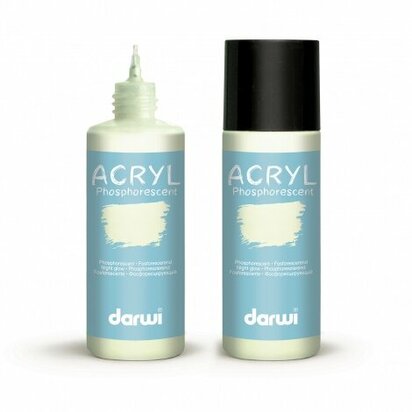 Darwi Acryl Night Glow fosforescerende verf 80 ml