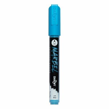 Darwi MARBEL Marker Blue 4 mm, opaque acrylic marker with round tip
