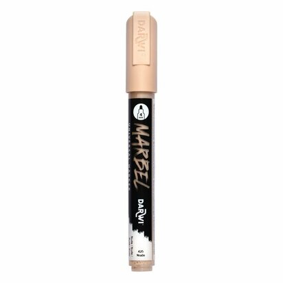 Darwi MARBEL Marker Flesh Tone 4 mm, opaque acrylic marker with round tip