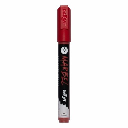 Darwi MARBEL Marker Terracotta 4 mm, opaque acrylic marker with round tip