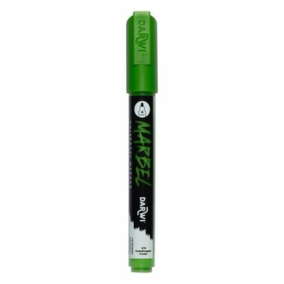 Darwi MARBEL Marker Locust Green 4 mm, opaque acrylic marker with round tip