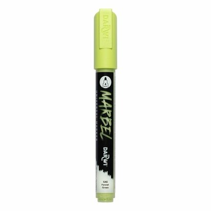 Darwi MARBEL Marker Fennel Green 4 mm, opaque acrylic marker with round tip