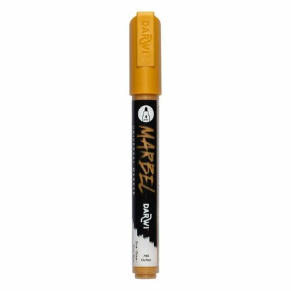 Darwi MARBEL Marker Ochre 4 mm, opaque acrylic marker with round tip
