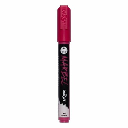 Darwi MARBEL Marker Magenta 4 mm, opaque acrylic marker with round tip