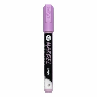Darwi MARBEL Marker Light Lilac 4 mm, opaque acrylic marker with round tip