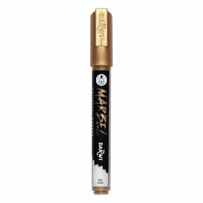Darwi MARBEL Marker Gold 4 mm, opaque acrylic marker with round tip