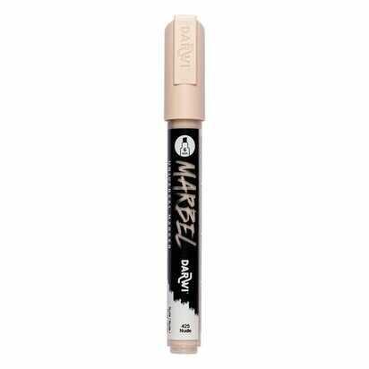 Darwi MARBEL Marker Flesh Tone 6 mm, opaque acrylic marker with chisel tip