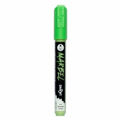 Darwi MARBEL Marker Grass Green 6 mm, opaque acrylic marker with chisel tip