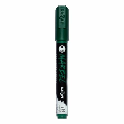 Darwi MARBEL Marker Jungle Green 6 mm, opaque acrylic marker with chisel tip