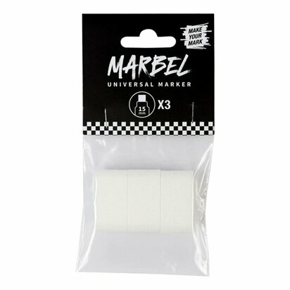 Darwi MARBEL replacement nibs 15 mm pack of 3