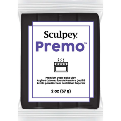 Sculpey Premo Black 57 g &ndash; productfoto