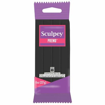 Sculpey Premo Black 227 g &ndash; productfoto