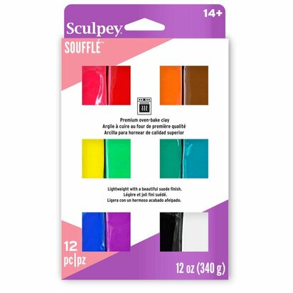 Sculpey Souffl&eacute; Multipack 12 &times; 26 g &ndash; productfoto
