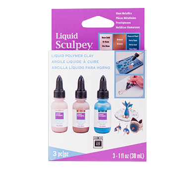 Liquid Sculpey Multipack Glam Metallics 3 &times; 29 ml &ndash; productfoto