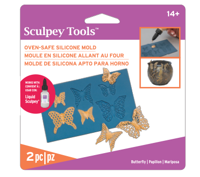 Sculpey Silicone Oven-Safe Mold Geo Butterfly &ndash; productfoto
