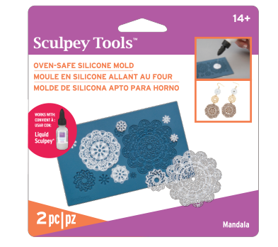 Sculpey Silicone Oven-Safe Mold Mandala &ndash; productfoto
