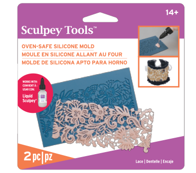 Sculpey Silicone Oven-Safe Mold Lace &ndash; productfoto
