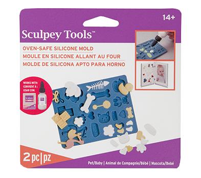 Sculpey Silicone Oven-Safe Mold Pet-Baby &ndash; productfoto